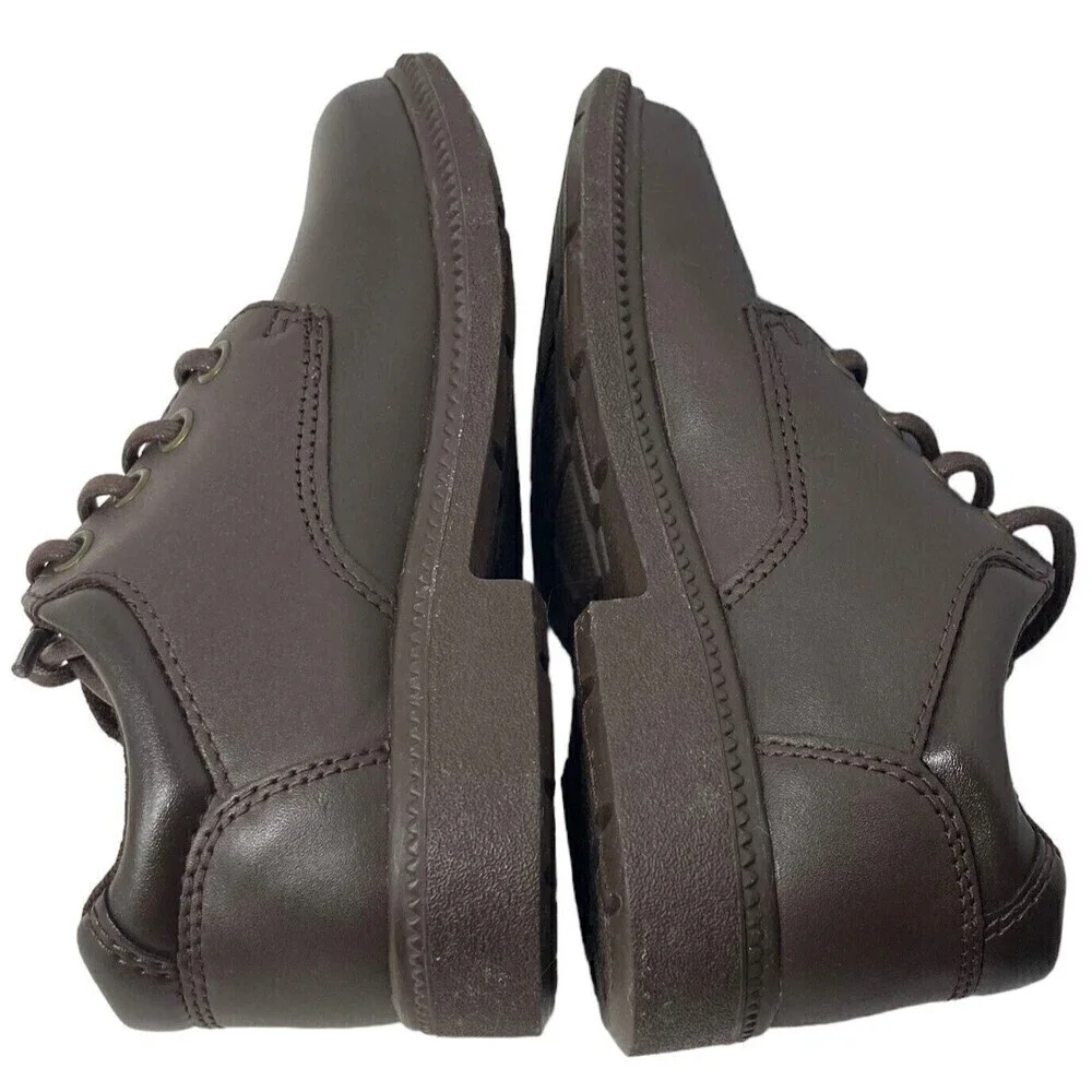 Clarks Boys Brown Deaton Size 10.5 MW US 28 EU Dress Shoes NEW NIB